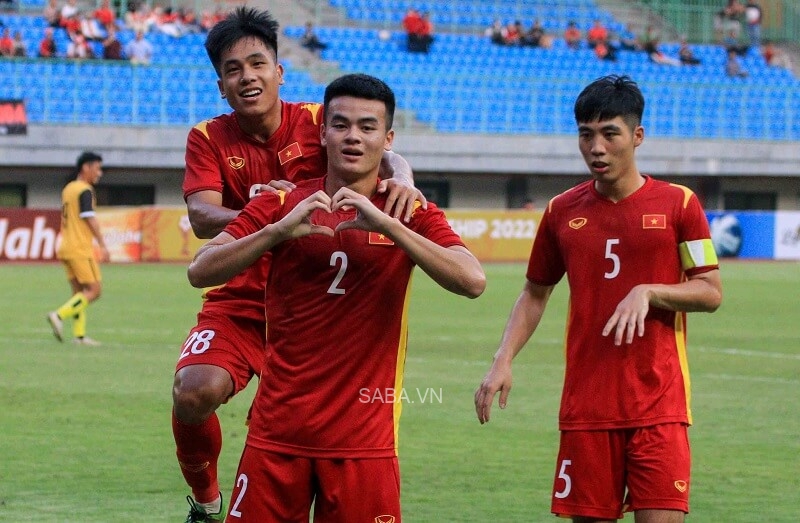 U19 Việt Nam có hiệu số +7, hơn 1 đơn vị so với U19 Myanmar. (Ảnh: VFF)