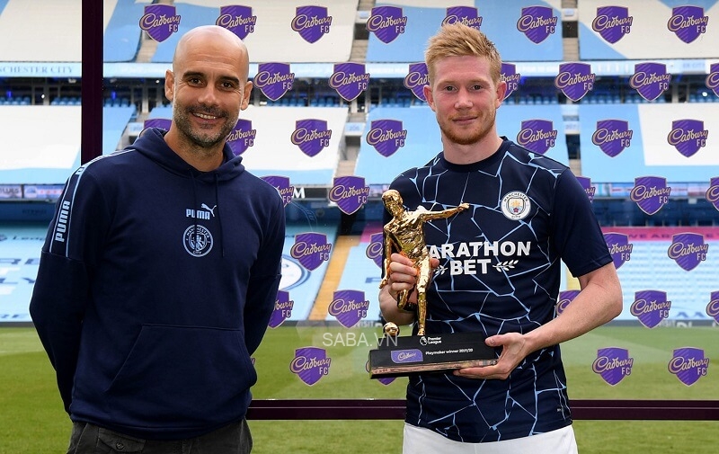 Pep yêu mến De Bruyne.