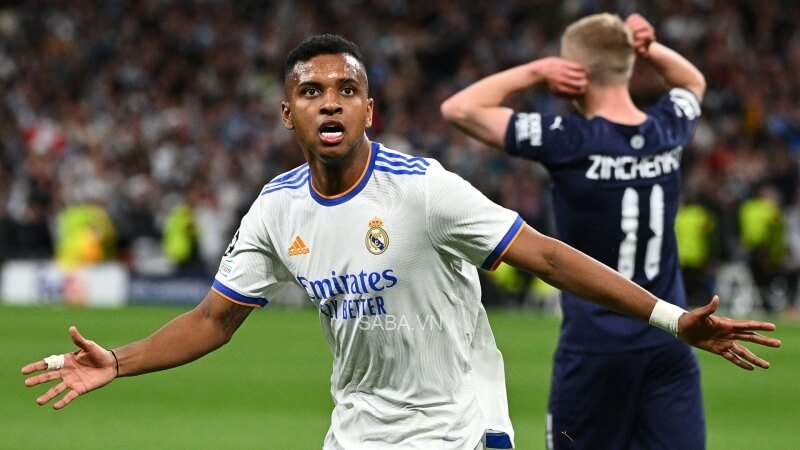 Cú đúp của Rodrygo giúp Real đánh bại Man City