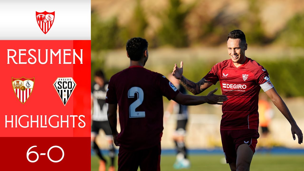 Sevilla vs Angers, giao hữu tiền mùa giải