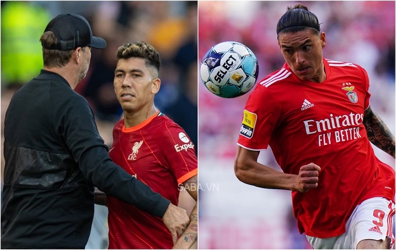 Klopp đánh giá Firmino là số 9 ảo còn Nunez là số 9 thực thụ