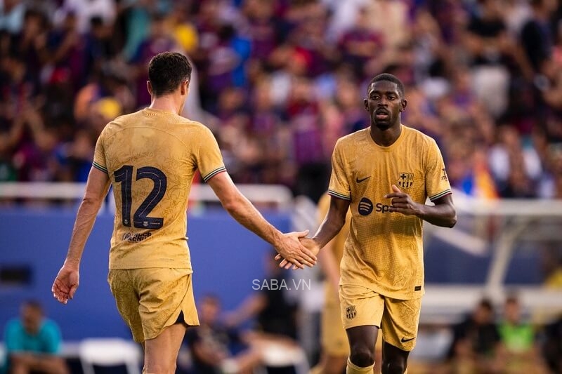 Dembele là ngôi sao sáng nhất bên phía Barca