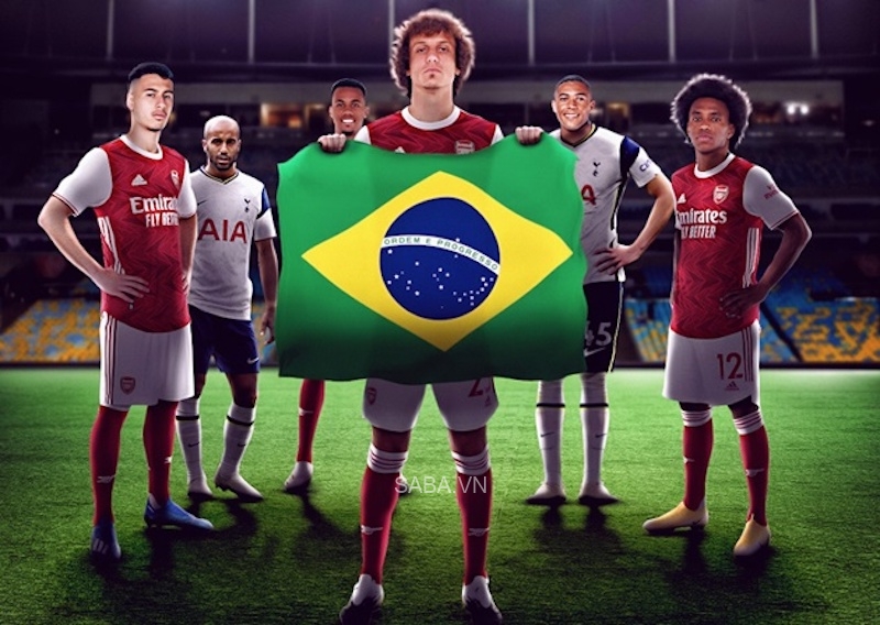 Arsenal và Tottenham những năm gần đây khá chuộng cầu thủ Brazil