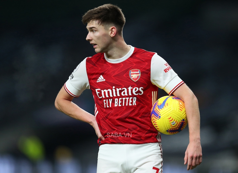 Kieran Tierney không đủ sức chơi cho Arsenal