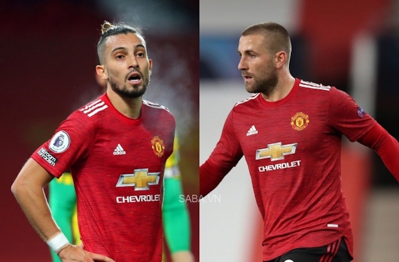 Luke Shaw và Telles đều không mang lại sự tin cậy hoàn toàn nơi cánh trái