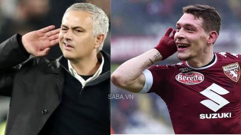 Belotti trở thành học trò của Jose Mourinho