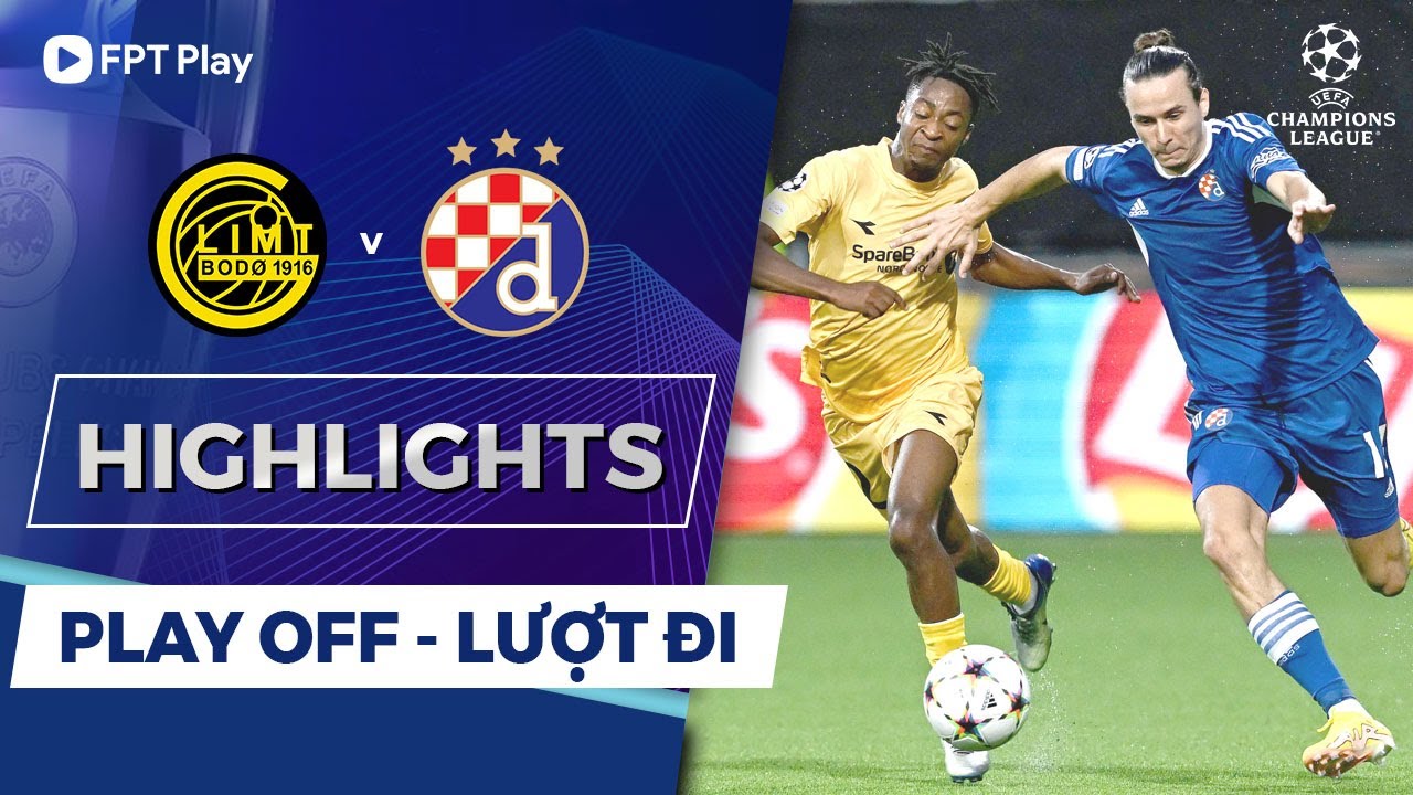 Bodo Glimt vs Dinamo Zagreb, vòng loại Cúp C1 2022/23