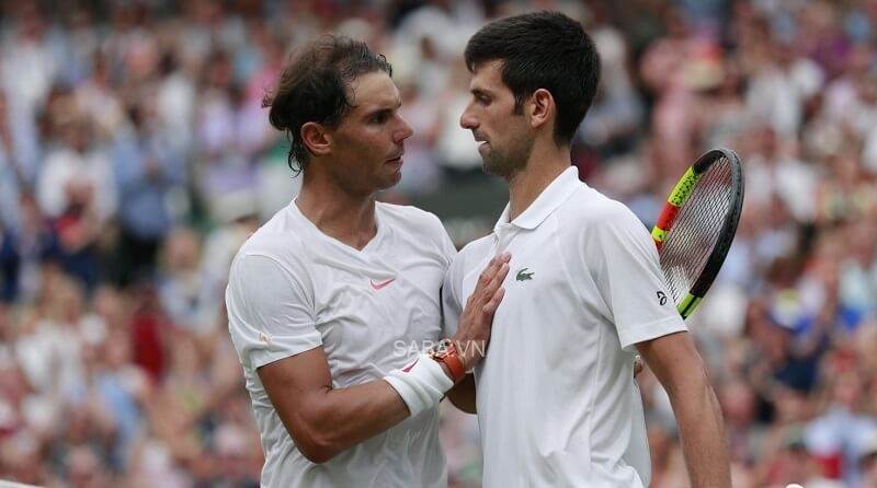 Nadal và Djokovic đang cạnh tranh cho lượng danh hiệu Grand Slam.