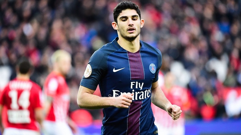 Guedes từng có khoảng thời gian ngắn ngủi khoác áo PSG