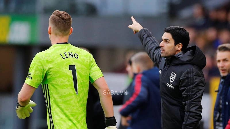 Arteta đã rất quyết đoán với Leno