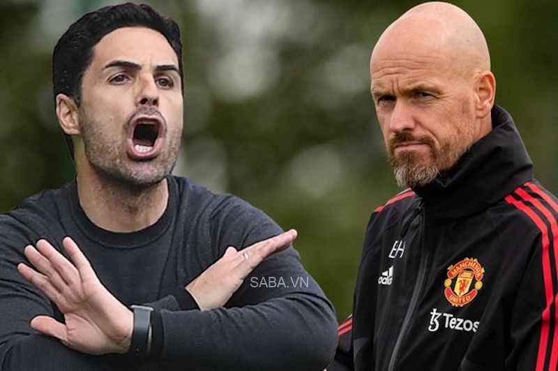 Ten Hag và Arteta có thể phải tranh đấu với nhau ở cả Europa League