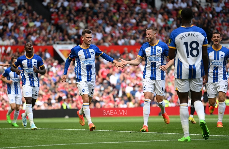 Pascal Gross lập cú đúp cho Brighton