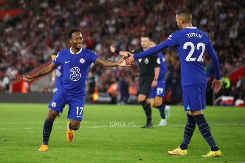 Raheem Sterling mở tỷ số cho Chelsea