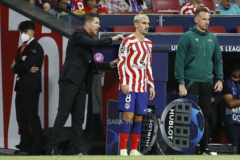 Griezmann phải làm quen với băng ghế dự bị thời gian qua