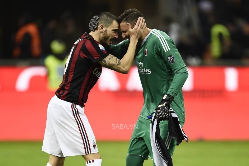 Bonucci bảo vệ Donnarumma trước những sự chỉ trích của CĐV tại San Siro