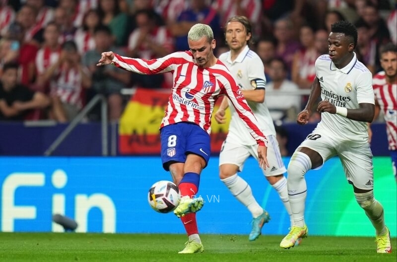 Trận gặp Real Madrid là lần đầu tiên Griezmann đá chính mùa này