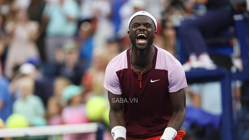 Tiafoe đang hưng phấn.