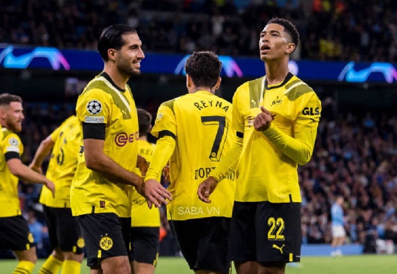  Jude Bellingham mở tỷ số cho Dortmund