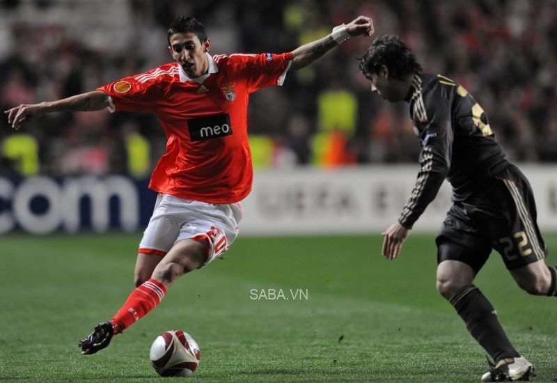 Di Maria từng thể hiện ấn tượng tại Benfica