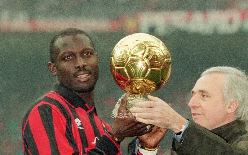 George Weah là cầu thủ châu Phi duy nhất có QBV