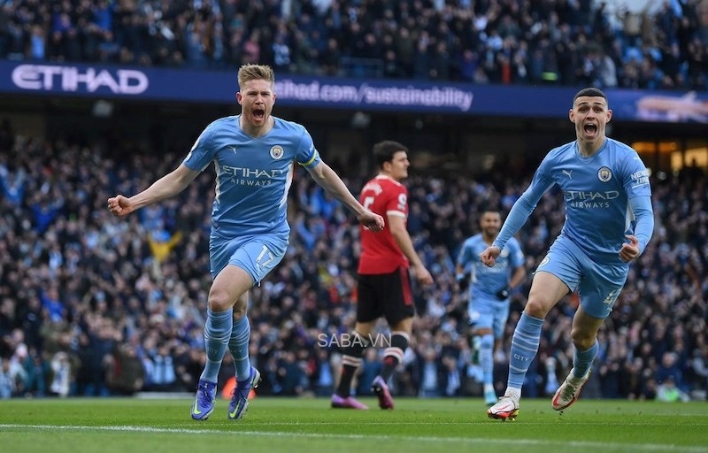 Bruyne đã ghi cú đúp trong cuộc tiếp đón MU mùa trước