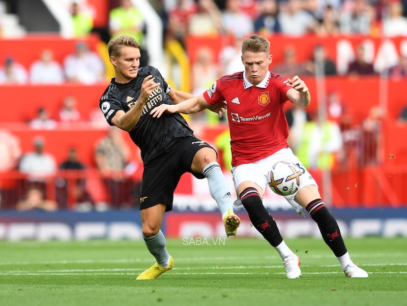 McTominay đã chơi tốt trước "Bruyne Arsenal" (Ảnh: Getty Images)