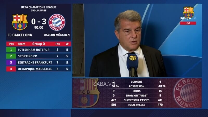 Laporta trên kênh Barca TV