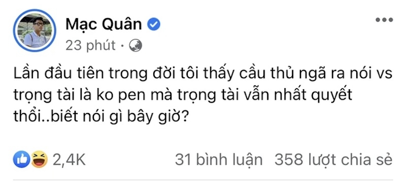 Hồng Quân tiết lộ Minh Vương thừa nhận không bị phạm lỗi