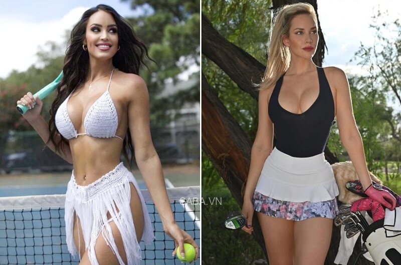 Mỹ nhân quần vợt quyết nối gót nữ thần làng golf Paige Spiranac