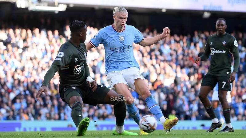 Haaland ghi 1 bàn trong thắng lợi 4-0 của Man City