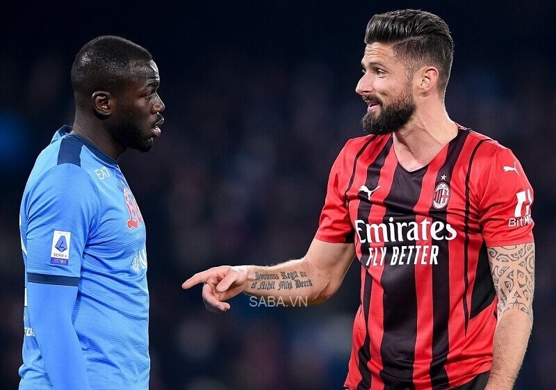 Koulibaly từng chạm trán Giroud