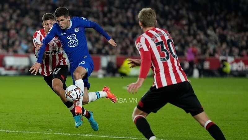 Pulisic vào sân từ băng ghế dự bị ở trận hòa Brentford