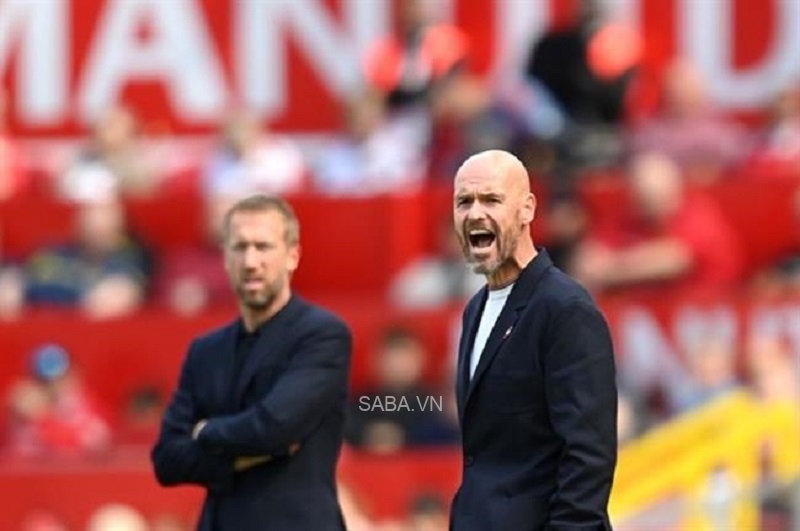 Graham Potter và Erik ten Hag sẽ đối đầu lần thứ 2 trong mùa giải năm nay