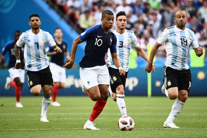 Mbappe là nỗi khiếp sợ của Argentina ở World Cup 2018