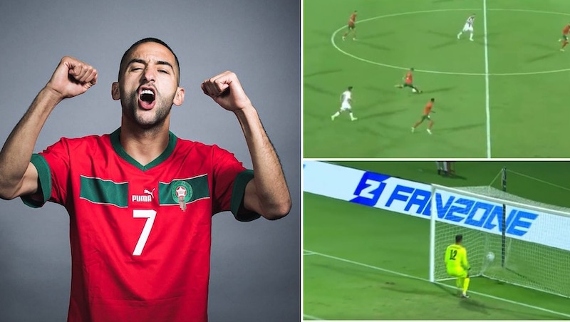 Siêu phẩm của Ziyech trước World Cup 2022