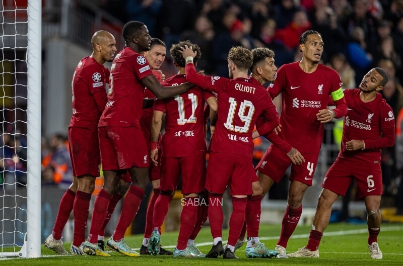 Liverpool thắng 5/6 trận ở vòng bảng C1