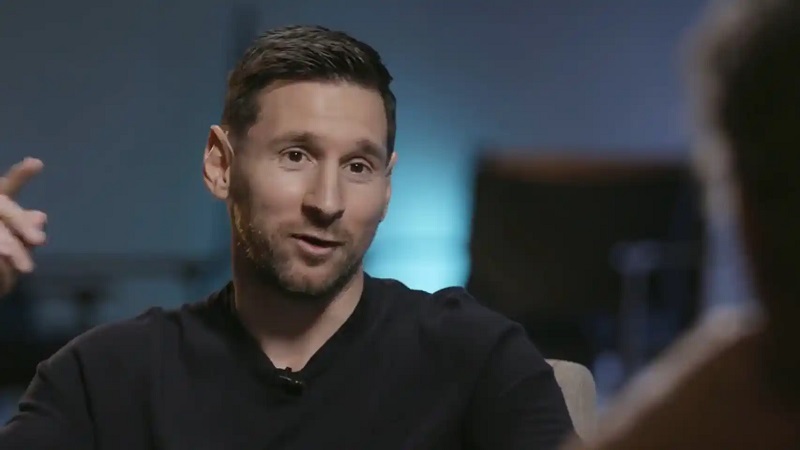 Messi trong cuộc phỏng vấn với Movistar