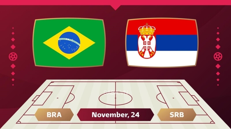 Brazil vs Serbia là trận đấu đáng chú ý nhất bảng G