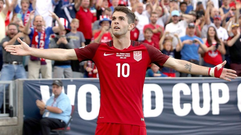 Pulisic sớm trở nên quan trọng với tuyển Mỹ khi còn rất trẻ