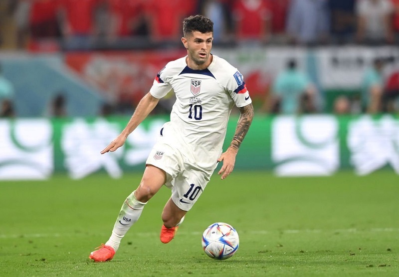 Pulisic là người đã kiến tạo để Weah ghi bàn