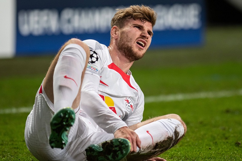 Timo Werner là cái tên mới đây phải chia tay với World Cup