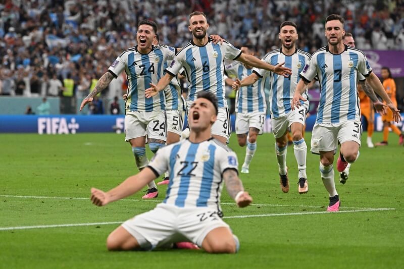 Tỷ lệ Argentina vô địch là đặt 1 ăn 2.35