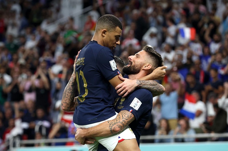 Mbappe kiến tạo để Giroud trở thành cầu thủ ghi nhiều bàn nhất lịch sử ĐT Pháp