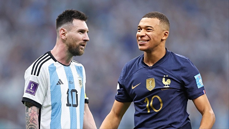 Mbappe không hề lép về trước Messi ở World Cup