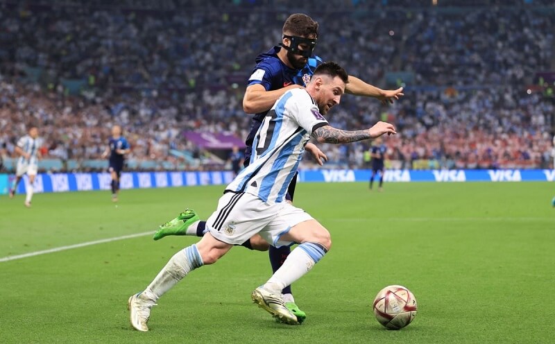 Messi vừa chơi một trận tuyệt hay trước Croatia.