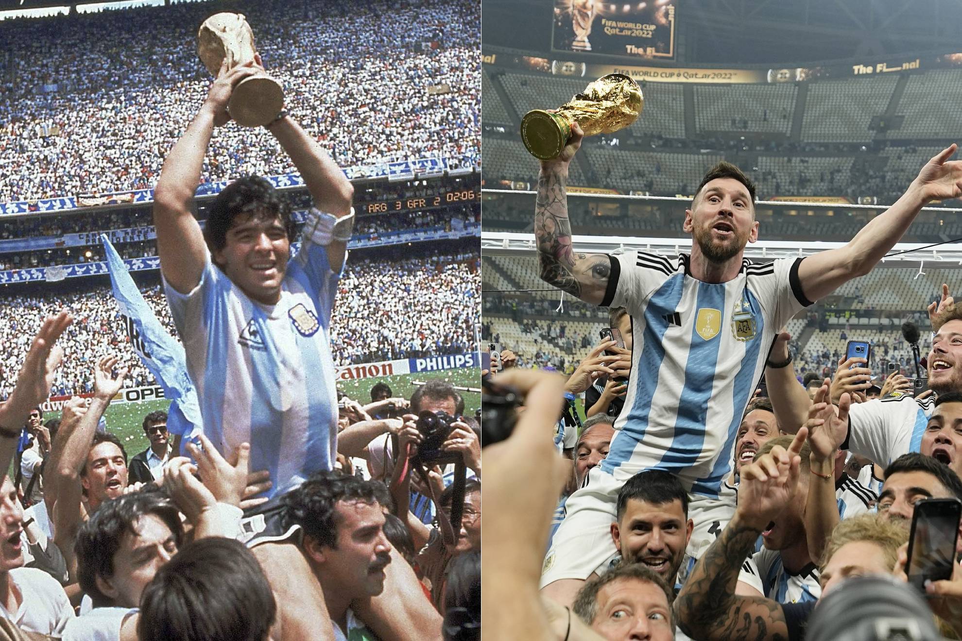 Messi lặp lại điều Maradona từng làm được