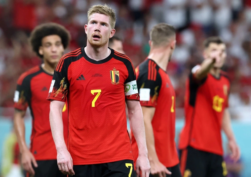 Kevin De Bruyne không thể giúp ĐT Bỉ vượt qua vòng bảng