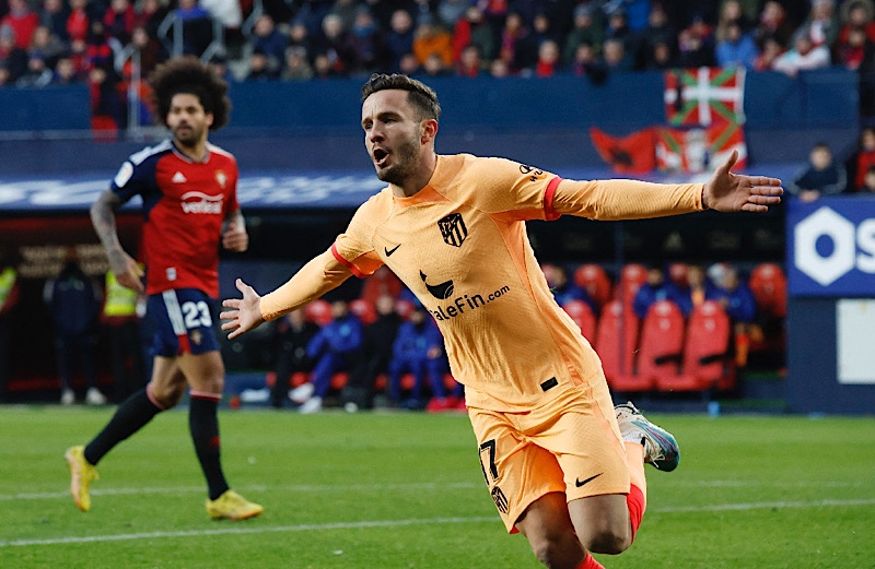 Saul, Oblak đóng vai người hùng giúp Atletico Madrid nhọc nhằn vượt ải Osasuna