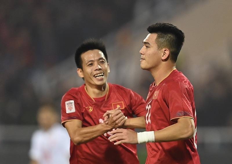 Tiến Linh đánh dấu bàn thắng thứ 3 trong 3 trận đấu đá chính cho tới lúc này tại AFF Cup 2022