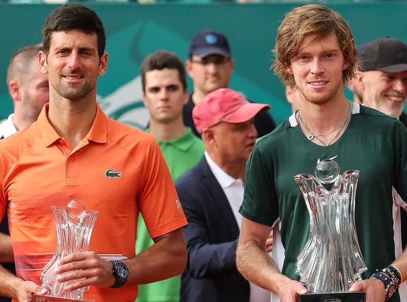 Djokovic thua Rublev ở chung kết Serbia Open 2022.